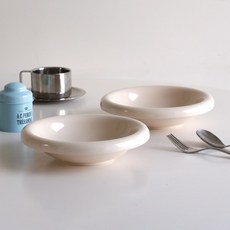 이우아여사 오데뜨 버블 딥보울, 크림, 2개