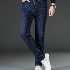 JEEP Spirit(吉普斯皮瑞特)男款微彈力中腰褲商務休閒牛仔褲 牛仔褲-26812