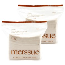메르슈 무표백 순면 건티슈, 55g, 150개입, 2개