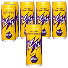 COMEBEST 康貝特 Power BOMB爆能 能量飲料, 225ml, 6罐