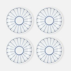 NICOTT Daisy 圓形盤 4入, 混合顏色, 4個