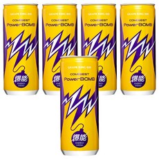 COMEBEST 康貝特 Power BOMB爆能 能量飲料, 225ml, 5罐