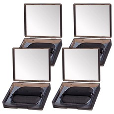 妞娜公主 粉撲式吸油面紙粉撲組 S340 6 x 7 x 2cm 39g 粉撲 + 吸油面紙100張, 4個, 1組