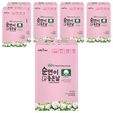 Saelriibopchik 純棉好日子 超薄衛生棉, 10入, 大型, 6個