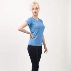 ARMEDES 女款四向彈性圓領短袖T恤 AR-211