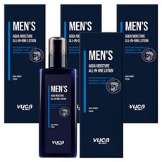 vuca 男性用Aquamarine保濕多合一乳液 水生木質香, 250ml, 4個
