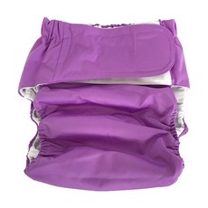 男女通用魔鬼氈布尿布 08 紫色 均碼, 1件, 1個
