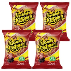 Pop-Smile 卡滋 爆米花 特濃巧克力風味, 50g, 4包