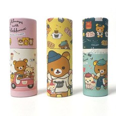 리락쿠마 12색 미니 원목색연필 랜덤 발송, 3세트