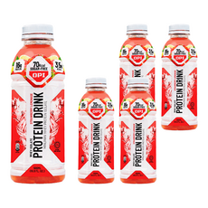 蛋白飲 草莓檸檬水風味, 500ml, 5瓶