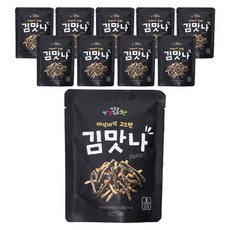 바삭바삭 고소한 김맛나, 10개, 80g