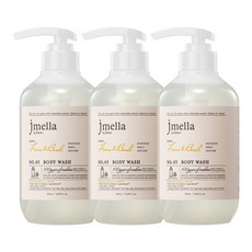 제이멜라 인 프랑스 라임 앤 바질 바디 워시 시트러스향, 500ml, 3개