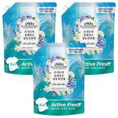 1802 LE CHATELARD 室內晾乾衣物柔軟精 海洋清新 補充包, 1.6L, 3個