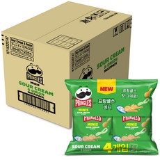 PRINGLES 品客 洋芋片 Mini 洋蔥口味 4入, 12包, 35g