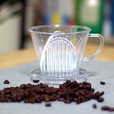 알럽하우스 핸드드립단품 투명드리퍼102D 1~4인용, 1개, 단품