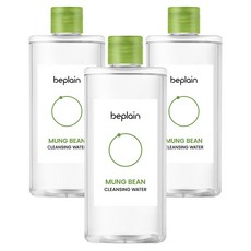 비플레인 녹두 클렌징 워터, 400ml, 3개