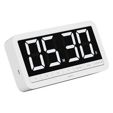 mooas Big Plus LED充電式計時器 20公分, 1個, 白色