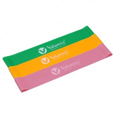 Valansis 環狀彈力帶3件組, 丁香紫, 橙色, 綠色, 1套