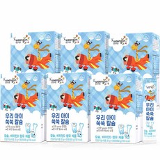 Woongjin 孩童鈣果凍條 30包入, 600g, 6盒