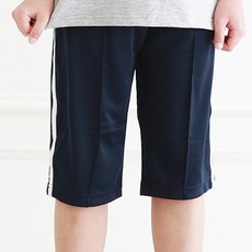 兒童涼感透氣雙線涼爽運動短褲