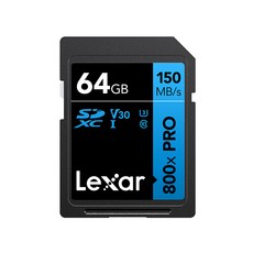 Lexar 雷克沙 Professional SD卡 800X PRO, 64GB, 1個