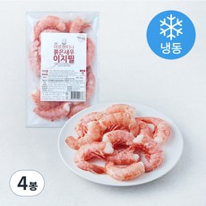 바다몰 자연산 아르헨티나 붉은새우 이지필 (냉동), 300g(대), 4개