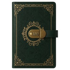 Modernary Secret 秘密日記本, 1個, 深墨綠色