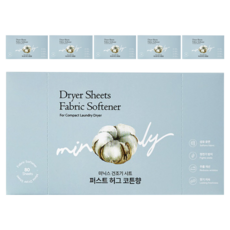 미닉스 건조기 시트 퍼스트 허그 코튼향 본품, 6개