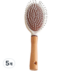 블루리빙 나무 머리 빗, 타원, 5개