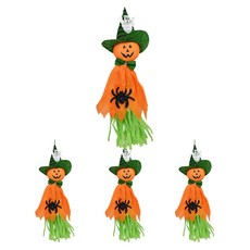 PARTY 09 稻草人掛飾, 南瓜, 4個