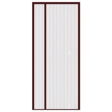 防蚊門簾, 左開 咖色