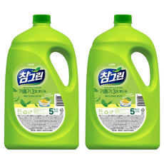 Chamgreen CJ Lion Clean 濟州島綠茶水洗潔精容器, 3.1kg, 2個