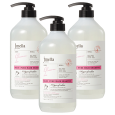 제이멜라 인 프랑스 퓨어 블러썸 츄 헤어 샴푸 플로럴 베리향, 1L, 3개
