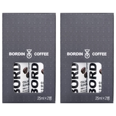 보르딘 콜드브루 더치커피 원액 콜롬비아 수프리모, 2개입, 2개, 25ml