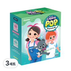 캐리앤샵 캐리팝 목욕 슬라임 가루 세트 피톤치드향 245g, 3세트