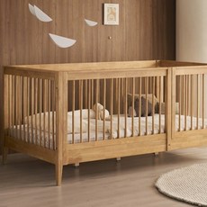 레이디가구 올리브 데이베드 가드형 침대프레임 + 딴딴이 16 매트리스 세트 방문설치, 내추럴