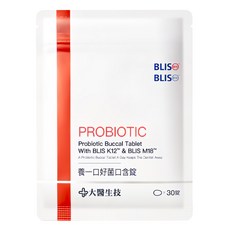 大醫生技 養一口好菌口含錠 含BLIS K12™及BLIS M18™, 30顆, 1包