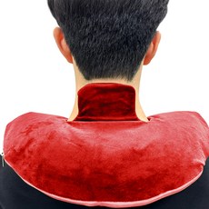 Hanyang 充電式溫水頸肩熱敷袋 熱敷包 酒紅色, HH-001
