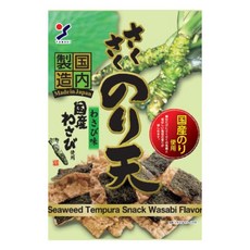 야마에이 사쿠사쿠 노리텐 와사비맛 김스낵, 70g, 1개
