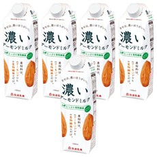 TSUKUBA 筑波乳業 香濃杏仁飲 無糖, 5個, 1L