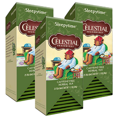 CELESTIAL SEASONINGS 詩尚草本 睡前草本茶 無咖啡因, 1.48g, 25包, 3盒