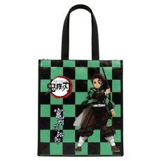 DEMON SLAYER 鬼滅之刃 保溫保冷收納提袋 WP0282, 炭治郎 綠色 + 黑色, 1個