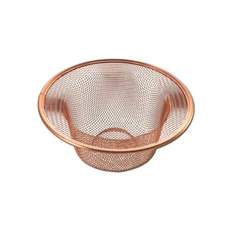 YOSHIKAWA 吉川 日本純銅水槽排水口用過濾網 大, 1入, 1個