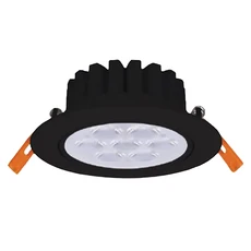 DANCELIGHT 舞光 歡笑崁燈 8W 6000K 白光 黑殼 9cm, 1個