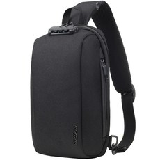 MARCO POLO 密碼鎖斜背包 MP3036, 灰色、黑色