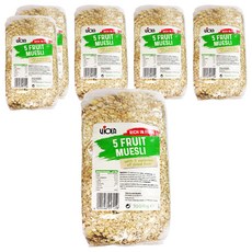 VIOLA 天然綜合水果穀片 富含纖維 5種水果, 1kg, 6包