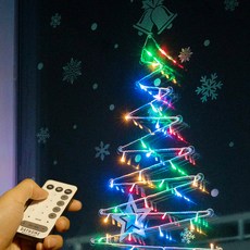 DAYHOME LED造型樹燈串 100燈, 全彩色, 1個