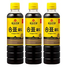 몽고간장 송표골드, 500ml, 3개