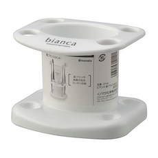 inomata 牙刷牙膏架, 3個裝, 日本製造, 1組, 白色