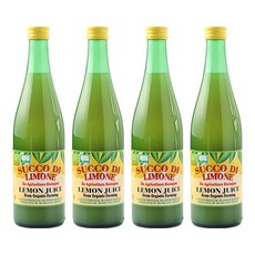 EUROFOOD 檸檬汁, 500ml, 4瓶